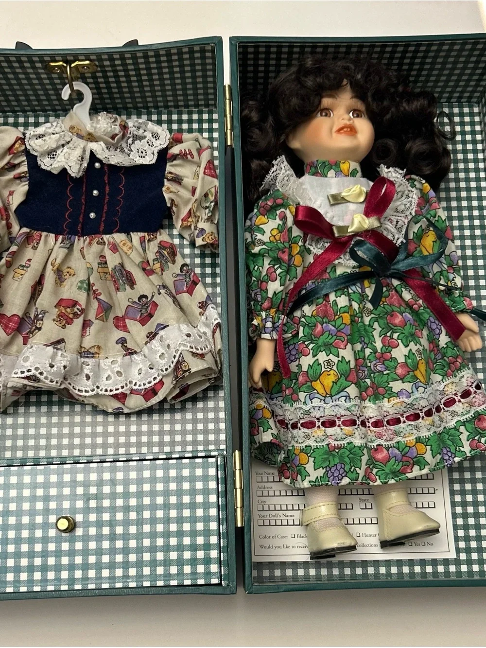 Vintage Lasting Impressions Companion Collection Porcelain Doll NWT COA